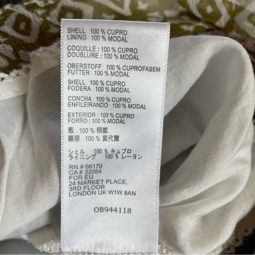 Anthropologie White Multicolor Paisley Spaghetti-Strap Maxi Dress - Picture 10 of 15